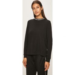 Dkny - Koszula nocna. Szare piżamy damskie DKNY, s, bez wzorów, z tkaniny, z długim rękawem. W wyprzedaży za 199,90 zł.