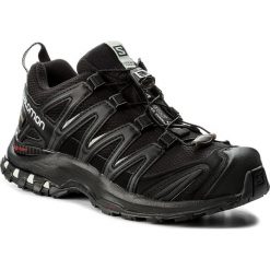 Buty SALOMON - Xa Pro 3D Gtx GORE-TEX 393329 20 V0 Black/Black/Mineral Grey. Czarne buty sportowe damskie Salomon, bez wzorów, ze skóry ekologicznej, sportowe, do biegania, gore-tex. W wyprzedaży za 469,00 zł.