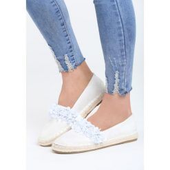 Białe Espadryle Yes Y'All. Białe tomsy damskie Born2be, z materiału, na obcasie. Za 64,99 zł.