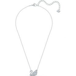 Swarovski - Naszyjnik Dancing Swan. Szare naszyjniki damskie Swarovski, z kryształem. Za 549,90 zł.