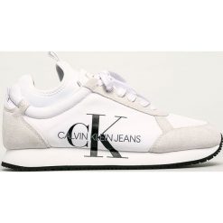 Calvin Klein Jeans - Buty. Czarne sneakersy męskie Calvin Klein Jeans, z jeansu, na sznurówki. W wyprzedaży za 499,90 zł.