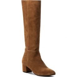 Buty zimowe damskie: Kozaki NESSI - 880/N Camel W