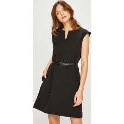 Answear - Sukienka. Szare sukienki dzianinowe ANSWEAR, na co dzień, m, casualowe, na ramiączkach, mini, proste. Za 149,90 zł.