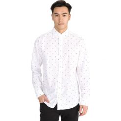 Jack & Jones Aop Koszula Biały. Białe koszule męskie xxl, w grochy, z bawełny. Za 152,95 zł.