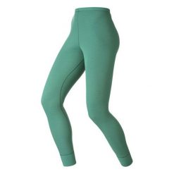 Odlo Spodnie Pants long Warm zielone r. XS. Zielone spodnie sportowe damskie marki Odlo, xs. Za 133,74 zł.