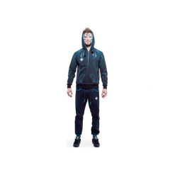Carabus Zip Hoodie (Dark). Niebieskie bluzy męskie OKUAKU, m, z nadrukiem, z bawełny, z kapturem. Za 299,00 zł.