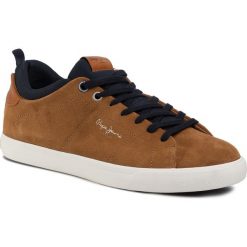 Sneakersy PEPE JEANS - Marton Suede PMS30557 Tobacco 859. Pomarańczowe sneakersy męskie Pepe Jeans, bez zapięcia. W wyprzedaży za 239,00 zł.