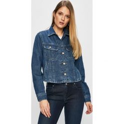 Lee - Kurtka jeansowa. Niebieskie kurtki damskie Lee, s, z bawełny, krótkie. W wyprzedaży za 199,90 zł.