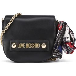 Love Moschino Cross body bag Czarny. Czarne torebki klasyczne damskie Love Moschino, w paski, z materiału, bez dodatków. Za 800,95 zł.