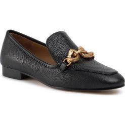 Lordsy TORY BURCH - Jessa 20Mm Loafer 60801 Perfect Black 006. Czarne półbuty damskie Tory Burch, ze skóry, bez obcasa, na obcasie. Za 1439,00 zł.