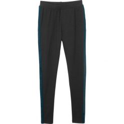 Legginsy z lampasami bonprix czarny. Czarne spodnie dziewczęce bonprix, bez wzorów. Za 29,99 zł.