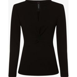 Marc Cain Collections - Bluzka damska, czarny. Czarne bluzki damskie Marc Cain Collections, bez wzorów, eleganckie, bez kołnierzyka, bez rękawów. Za 599,95 zł.