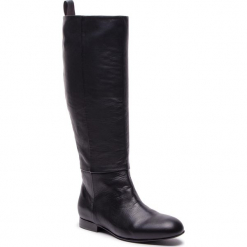 Oficerki JIL SANDER NAVY - JN31007A Nero 999. Czarne bez kategorii marki Jil Sander Navy, ze skóry, na wysokim obcasie, na obcasie. Za 2319,00 zł.