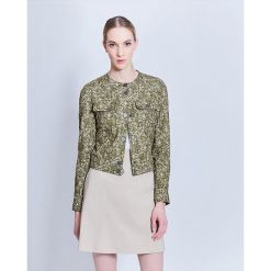 Kurtka w kolorze zielonym. Zielone kurtki damskie Cacharel, xl, z bawełny, klasyczne. W wyprzedaży za 439,95 zł.