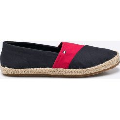 Tommy Hilfiger - Tenisówki. Czarne tenisówki męskie TOMMY HILFIGER, z materiału. W wyprzedaży za 139,90 zł.