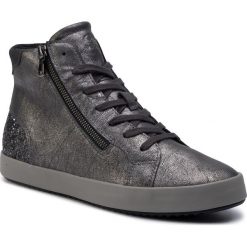 Sneakersy GEOX - D Blomiee B D946HB 0PVEW C9004 Anthracite. Szare półbuty damskie Geox, ze skóry ekologicznej. Za 389,00 zł.