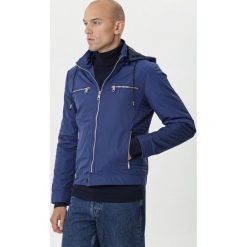 Ciemnoniebieska Kurtka Morphett. Niebieskie kurtki męskie Born2be, xxl, bez wzorów. Za 129,99 zł.