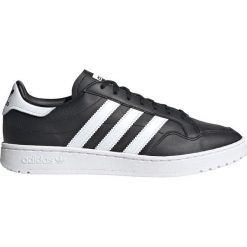 Adidas Originals Team Court Tenisówki Czarny. Czarne trampki męskie adidas Originals, bez wzorów, ze skóry, bez zapięcia. Za 343,95 zł.