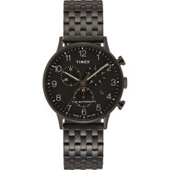 Timex WATERBURY Zegarek chronograficzny black. Szare, analogowe zegarki męskie marki Fossil. Za 669,00 zł.