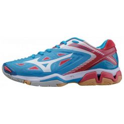 Buty sportowe damskie: Mizuno Buty Halowe Wave Stealth 3 W Divablue/White/Chinesered 8,0 (37)