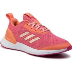Buty adidas - Rapidarun X J G27422 Semcor/Coppmt/Reamag. Różowe buty sportowe damskie Adidas, z materiału, sportowe, do biegania. W wyprzedaży za 169,00 zł.