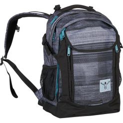 Torebki i plecaki damskie: Plecak „Cambridge” w kolorze czarno-szarym – 30 x 47 x 15 cm