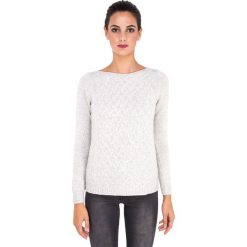 Swetry damskie: Sweter w kolorze jasnoszarym
