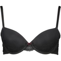 Biustonosz push-up "Londra" w kolorze czarnym. Czarne biustonosze Lascana & Co., w koronkowe wzory, z koronki. W wyprzedaży za 64,95 zł.