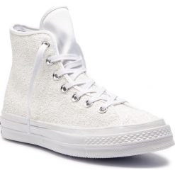 Sneakersy CONVERSE - Chuck 70 Hi 162472C White/Silver/White. Białe półbuty damskie Converse, z gumy. W wyprzedaży za 289,00 zł.