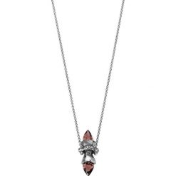 PROMOCJA Naszyjnik - srebro 925, Swarovski. Szare naszyjniki damskie marki W.KRUK, srebrne. W wyprzedaży za 199,00 zł.