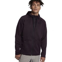Bluzy męskie: Nike Bluza męska Therma Hoodie FZ bordowa r. L (800187-652)