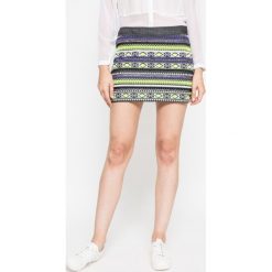 Superdry - Spódnica. Szare minispódniczki Superdry, l, z bawełny, dopasowane. W wyprzedaży za 89,90 zł.