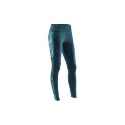 Ciepłe Legginsy Do Biegania Run Warm+ Damskie. Niebieskie legginsy damskie do biegania marki KALENJI, xl, z elastanu. W wyprzedaży za 59,99 zł.