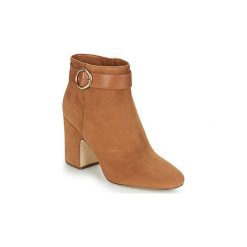 Botki MICHAEL Michael Kors ALANA BOOTIE. Pomarańczowe botki damskie MICHAEL Michael Kors, bez obcasa, bez zapięcia. Za 762,30 zł.