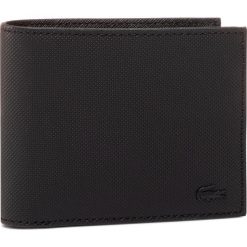 Duży Portfel Męski LACOSTE - S Billfold NH2308HC Black. Czarne portfele męskie Lacoste, bez wzorów, ze skóry ekologicznej. W wyprzedaży za 229,00 zł.
