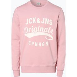 Bejsbolówki męskie: Jack & Jones - Męska bluza nierozpinana, różowy