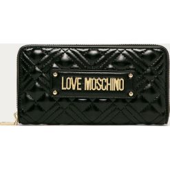 Love Moschino - Portfel. Czarne portfele damskie Love Moschino, bez wzorów, ze skóry ekologicznej. Za 429,90 zł.