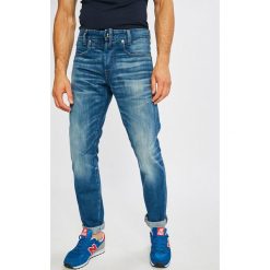 G-Star Raw - Jeansy. Niebieskie jeansy męskie G-Star RAW, bez wzorów, retro. W wyprzedaży za 449,90 zł.
