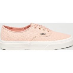 Vans - Tenisówki. Różowe trampki i tenisówki damskie marki Vans, z gumy, na sznurówki. Za 299,90 zł.