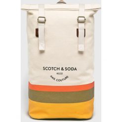 Scotch & Soda - Plecak. Białe plecaki męskie Scotch & Soda, bez wzorów, z bawełny. Za 429,90 zł.
