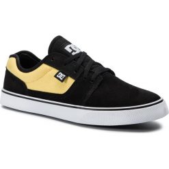 Tenisówki DC - Tonik 302905 Black/Yellow (By0). Czarne półbuty męskie DC, bez wzorów, ze skóry, eleganckie, bez zapięcia. Za 289,00 zł.