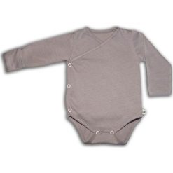 Body kimono z długim rękawem VINTAGE ROSE r. 62 (NVR-07/62). Czerwone body niemowlęce NANAF ORGANIC, bez wzorów, vintage, z długim rękawem. Za 57,29 zł.