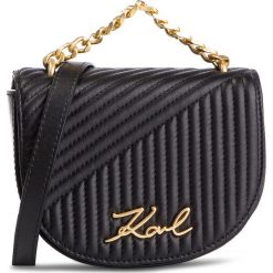 Saszetka nerka KARL LAGERFELD - 91KW3066 Black. Czarne nerki damskie marki KARL LAGERFELD, bez wzorów, ze skóry, młodzieżowe, bez dodatków. Za 1139,00 zł.