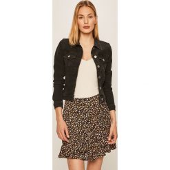 Tally Weijl - Kurtka jeansowa. Czarne kurtki damskie TALLY WEIJL, l, bez wzorów, z elastanu, krótkie, bez kaptura. Za 129,90 zł.