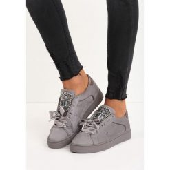 Buty sportowe damskie: Szare Buty Sportowe Rebellious