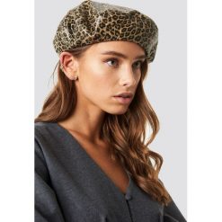 Trendyol Leopard Pattern Beret - Brown. Brązowe berety damskie marki Trendyol, bez wzorów. Za 80,95 zł.
