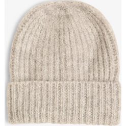 Marie Lund - Czapka damska, szary. Szare czapki damskie Marie Lund, bez wzorów. Za 119,95 zł.