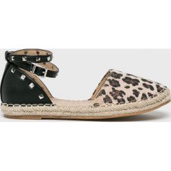 Medicine - Espadryle Take Daily. Szare espadryle damskie MEDICINE, bez wzorów, ze skóry, bez obcasa, na szpilce. W wyprzedaży za 39,90 zł.