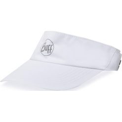 Daszek BUFF - Visor R-Solid 117251.000.10.00 White. Białe czapki męskie Buff, bez wzorów, z poliesteru. Za 89,00 zł.
