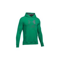 Bluzy Under Armour Threadborne Graphic Hoodie 1299143-933. Zielone bluzy męskie Under Armour, s, bez wzorów, bez kołnierzyka, bez rękawów, bez kaptura. Za 189,99 zł.
